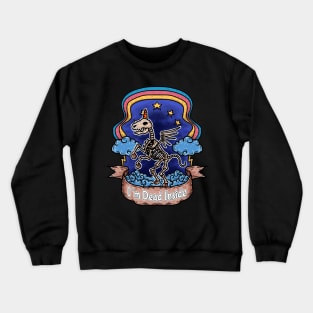 Quirky Unicorns Unleashed: Embracing the Edgy and Hilarious Side of Mythical Creatures Crewneck Sweatshirt